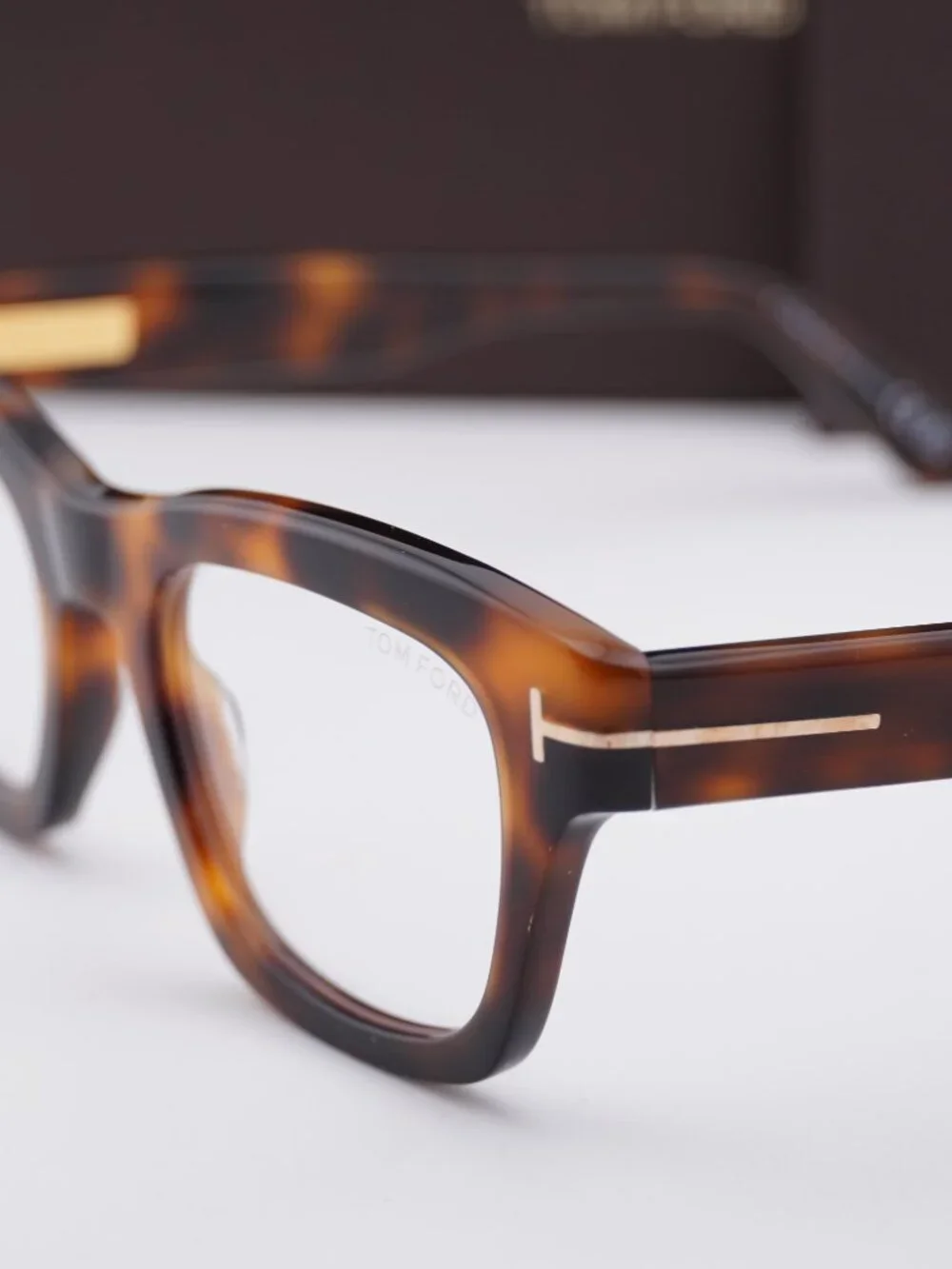 Tom Ford FT6036-B 053 Square Eyeglasses - Blonde Havana 52mm